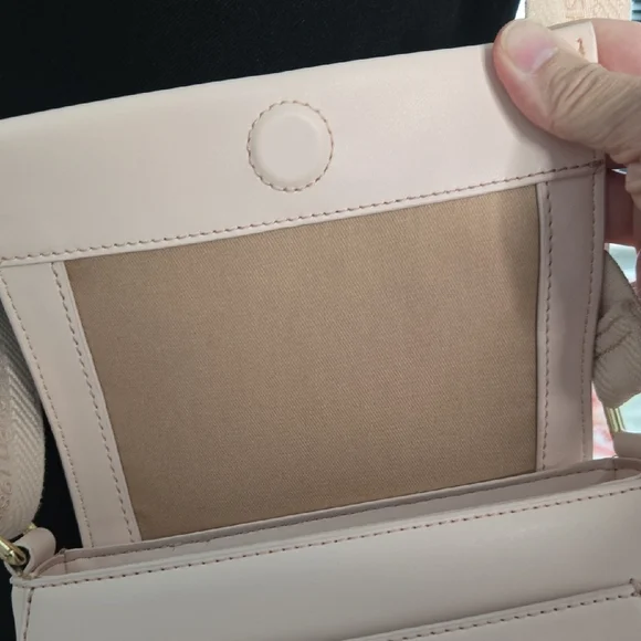 Ted Baker Pink and Cream Crossbody Bag - Picture 4 of 8